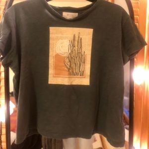 Organic cotton cactus desert tshirt